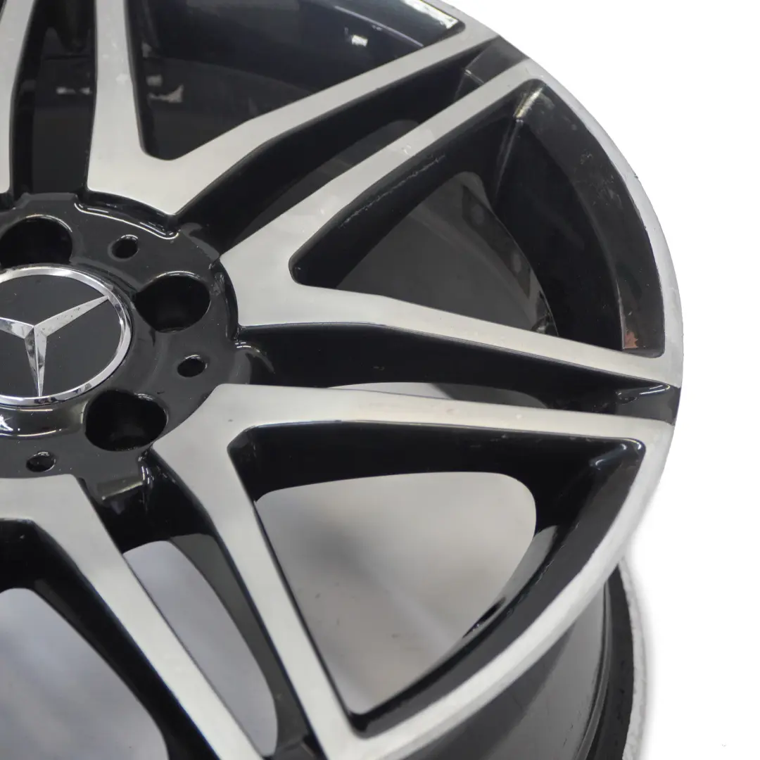 Mercedes W204 AMG Front Wheel Alloy Rim 18" Double Spoke ET:47 7.5J - SKU A2044010604-2 - Part number A2044010604