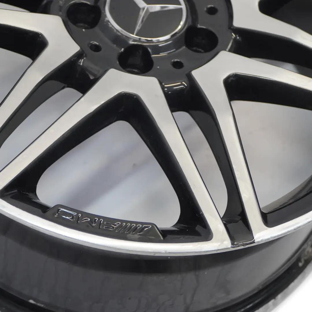 Mercedes W204 AMG Front Wheel Alloy Rim 18" Double Spoke ET:47 7.5J - SKU A2044010604-2 - Part number A2044010604