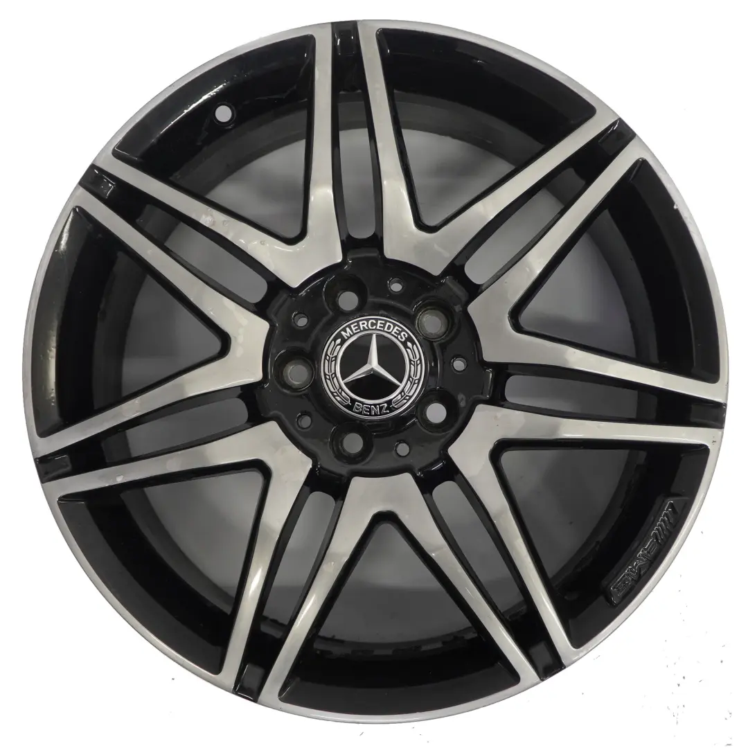 Mercedes W204 AMG Rear Wheel Alloy Rim 18" Double Spoke ET:54 8.5J - SKU A2044010704-2 - Part number A2044010704