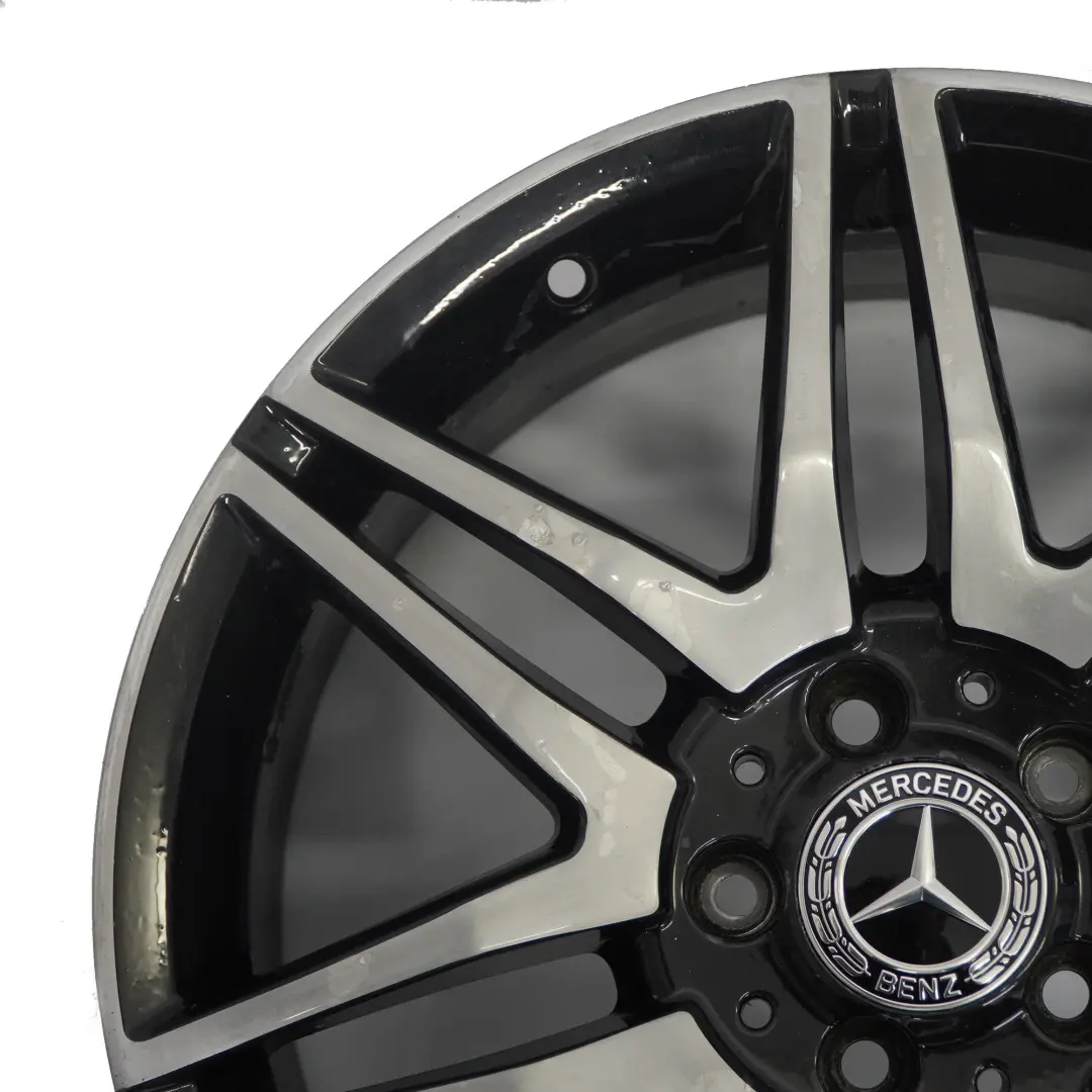 Mercedes W204 AMG Rear Wheel Alloy Rim 18" Double Spoke ET:54 8.5J - SKU A2044010704-2 - Part number A2044010704
