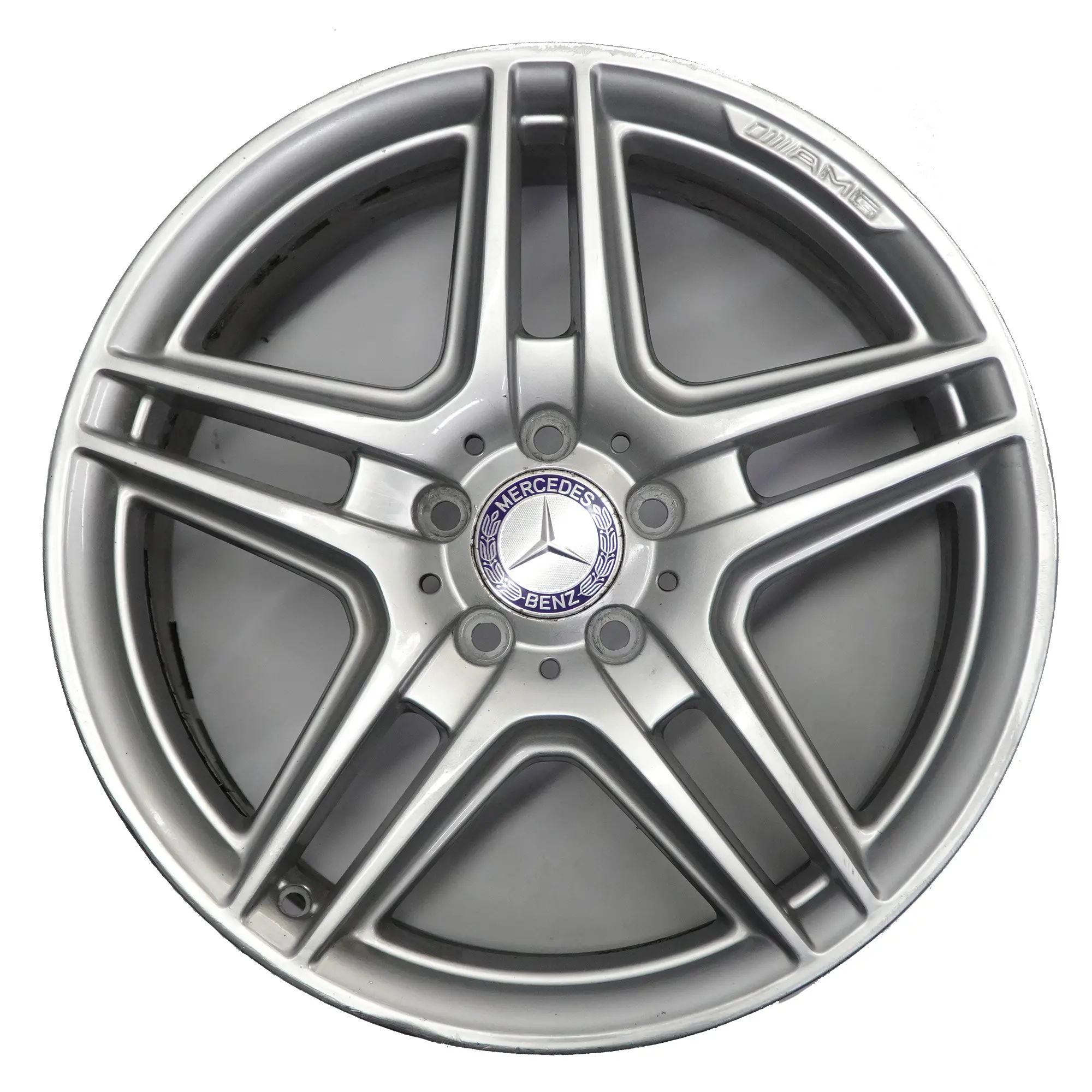 Mercedes W204 AMG Cerchio in lega anteriore argento 18" ET:50 8J A2044014102