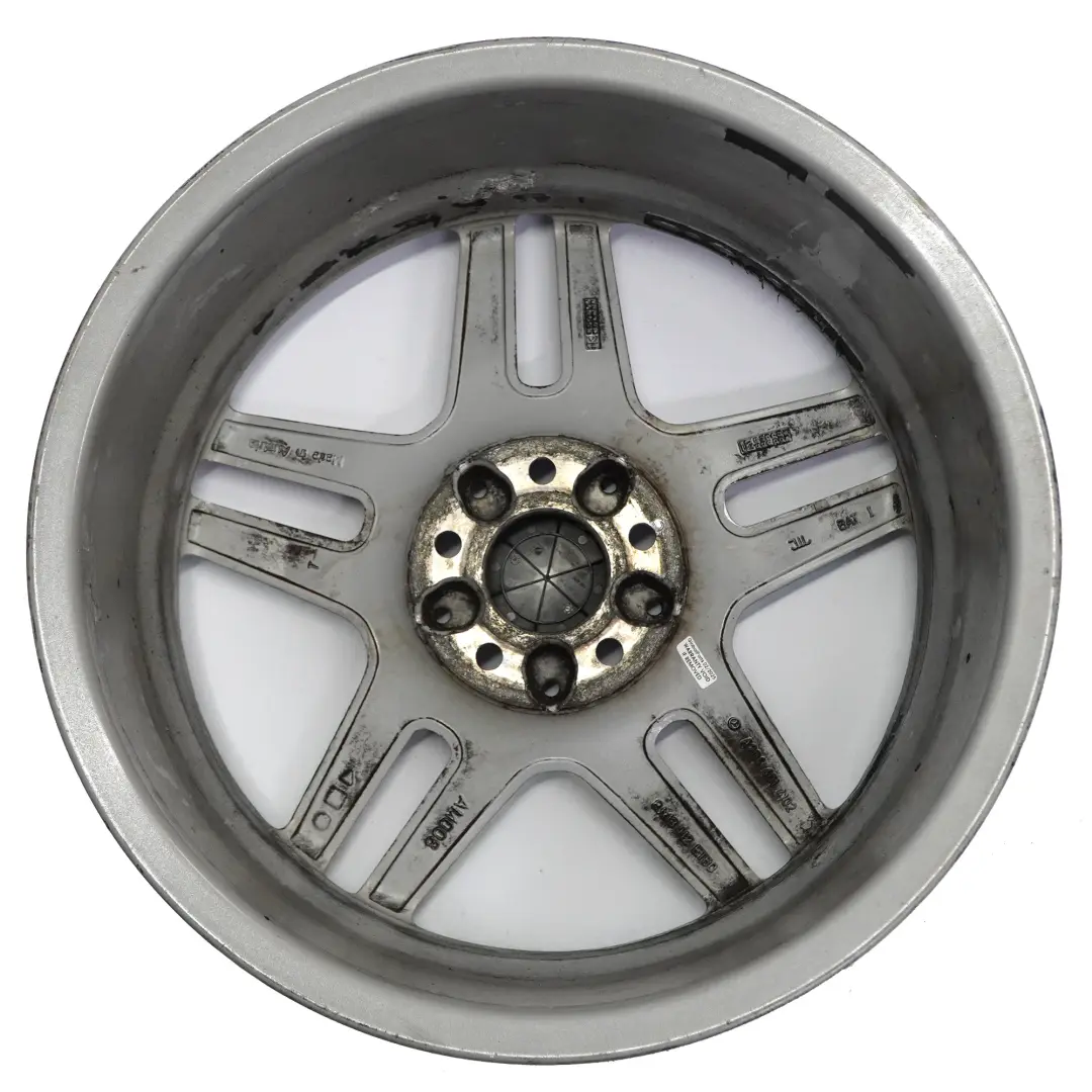 Front Silver Wheel Alloy Rim 18" ET:50 8J to Mercedes W204 AMG with Part number A2044014102 Mercedes W204 AMG Front Silver Wheel Alloy Rim 18" ET:50 8J - SKU A2044014102-3 - Part number A2044014102