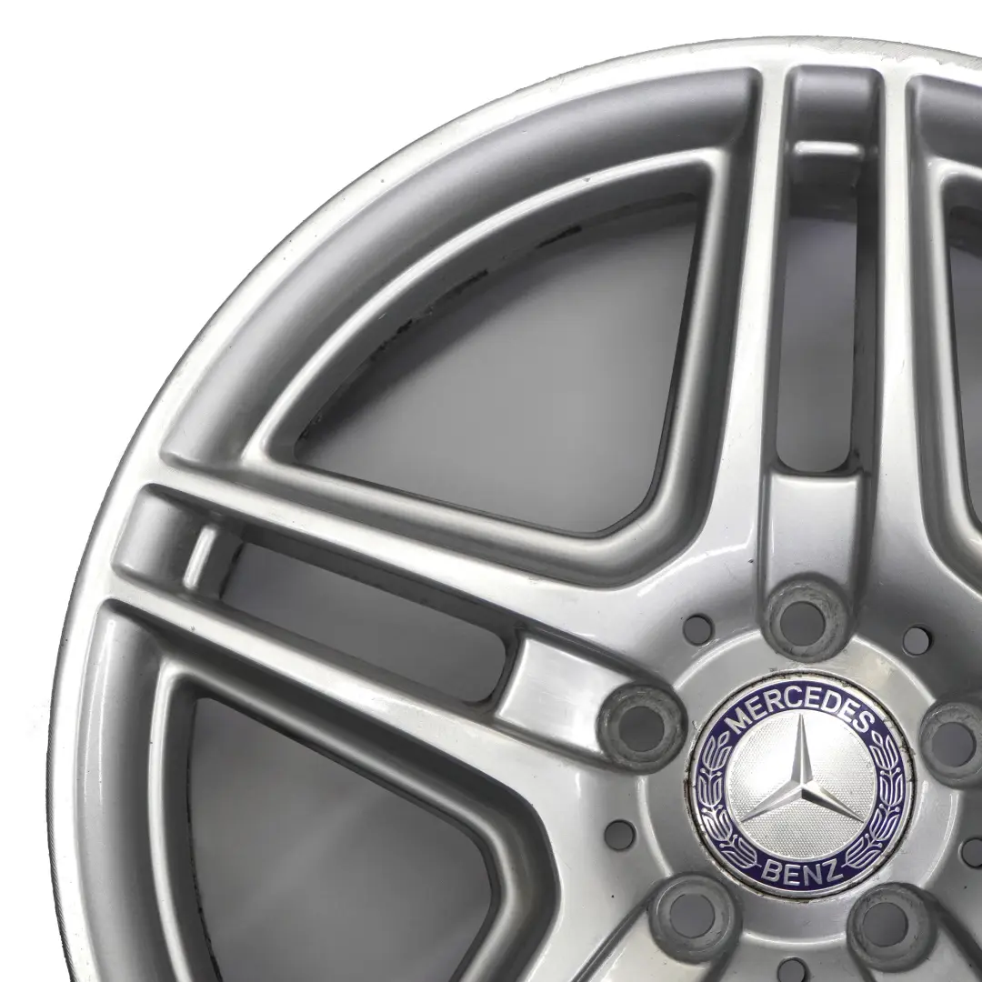 Front Silver Wheel Alloy Rim 18" ET:50 8J to Mercedes W204 AMG with Part number A2044014102 Mercedes W204 AMG Front Silver Wheel Alloy Rim 18" ET:50 8J - SKU A2044014102-3 - Part number A2044014102