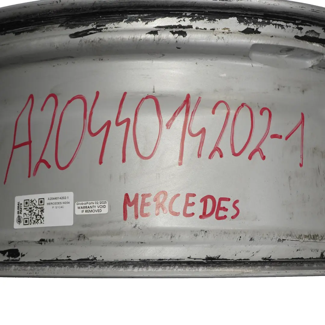 Llanta de aleación plateada trasera Mercedes W204 AMG 18" 8,5J ET:54 - SKU A2044014202-1 - Número de pieza A2044014202