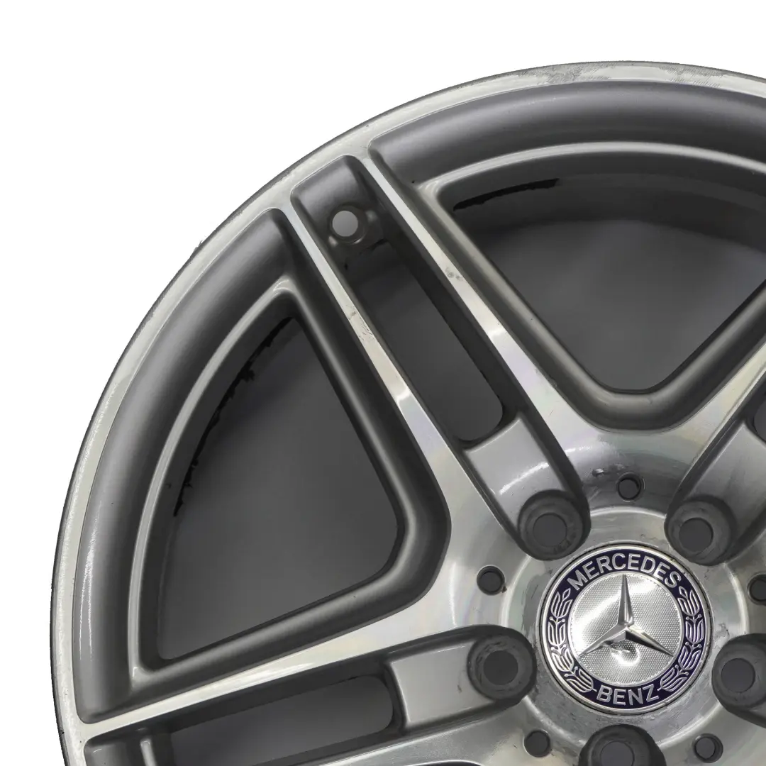 Mercedes W204 AMG Cerchio posteriore in lega argento 18" 8,5J ET:54 - SKU A2044014202-1 - Numero di parte A2044014202