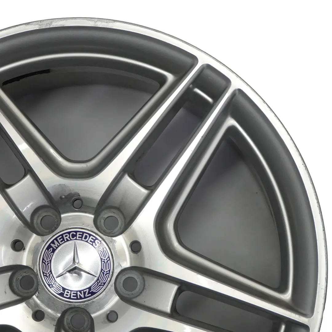 Mercedes W204 AMG Cerchio posteriore in lega argento 18" 8,5J ET:54 - SKU A2044014202-1 - Numero di parte A2044014202