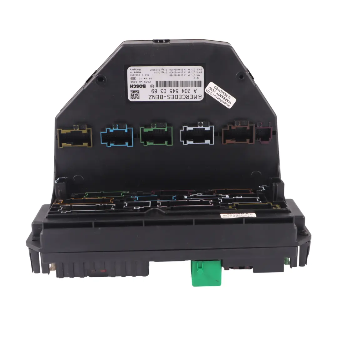 Sicherungs Kasten Klemmen Anschluss Einheit für Mercedes S204 mit Teilenummer A2045450369 Mercedes S204 Sicherungs Kasten Klemmen Anschluss Einheit - SKU A2045450369 - Teilenummer A2045450369