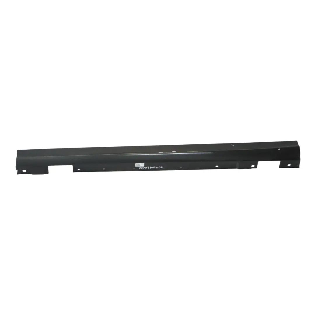 Mercedes W204 Jupe Latérale De Seuil Porte Gauche Obsidian Black Metallic - 197 - SKU A2046980354-OB2 - Numéro de pièce A2046980354