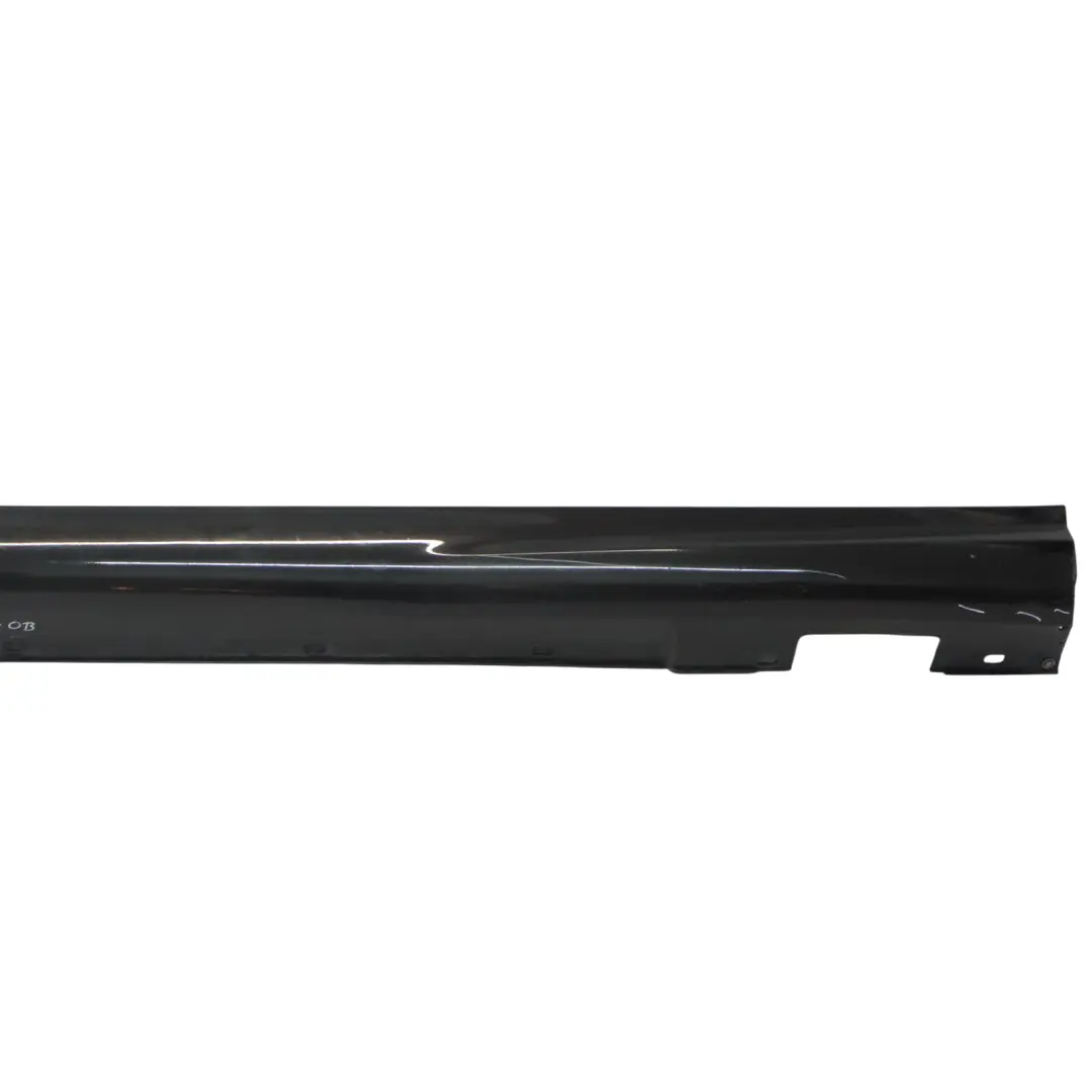Mercedes W204 Side Skirt Cover Door Sill Panel Left N/S Obsidian Black - 197 - SKU A2046981354-OB - Part number A2046981354
