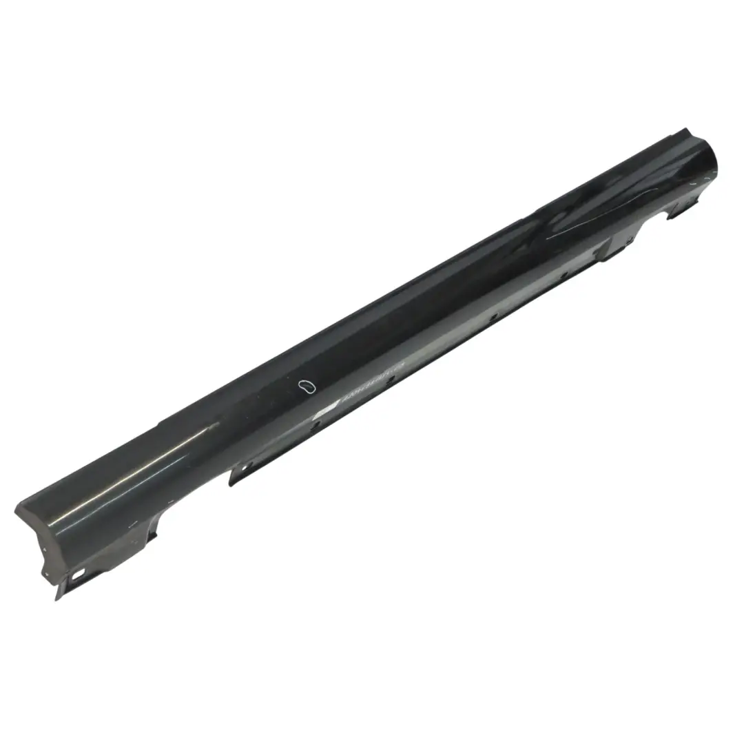 Mercedes W204 Side Skirt Cover Door Sill Panel Left N/S Obsidian Black - 197 - SKU A2046981354-OB - Part number A2046981354