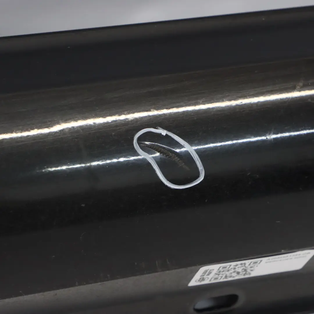 Mercedes W204 Side Skirt Cover Door Sill Panel Left N/S Obsidian Black - 197 - SKU A2046981354-OB - Part number A2046981354