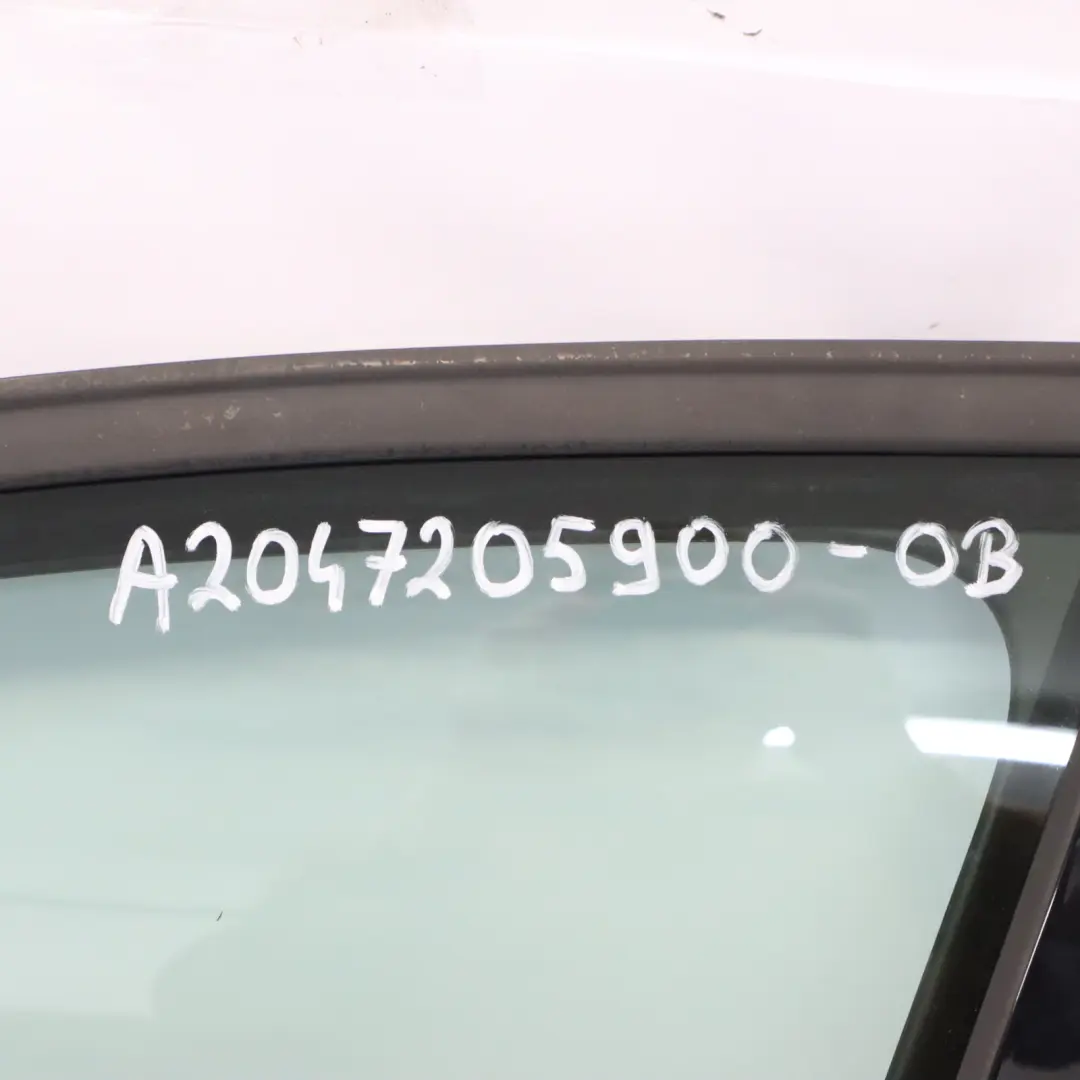 Mercedes W204 Door Front Left N/S Obsidian Black Metallic - 197 - SKU A2047205900-OB - Part number A2047205900