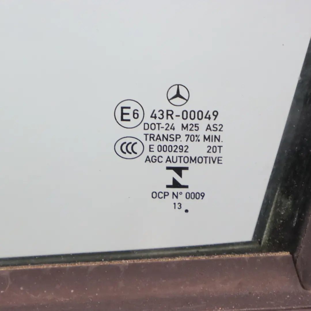 Mercedes W204 Door Front Left N/S Covering Obsidian Black Metallic - 197 - SKU A2047205900-OB1 - Part number A2047205900