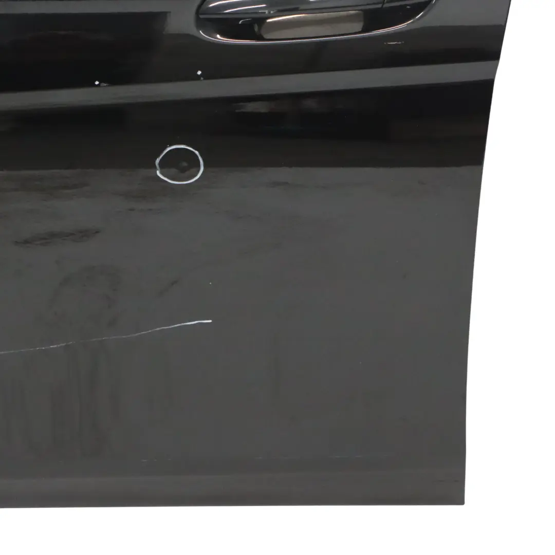 Door Front Left N/S Covering Obsidian Black Metallic - 197 to Mercedes W204 with Part number A2047205900 Mercedes W204 Door Front Left N/S Covering Obsidian Black Metallic - 197 - SKU A2047205900-OB1 - Part number A2047205900