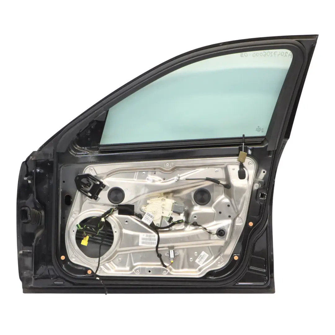 Mercedes W204 Door Front Right O/S Covering Obsidian Black Metallic - 197 - SKU A2047206000-OB - Part number A2047206000