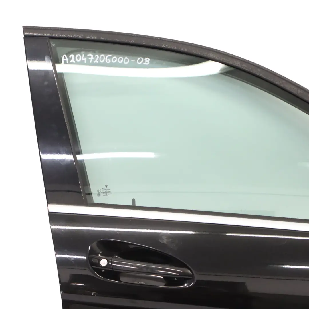 Mercedes W204 Drzwi Prawe Przednie Obsidian Black Czarny Metalik - 197 - SKU A2047206000-OB - Numer Części A2047206000