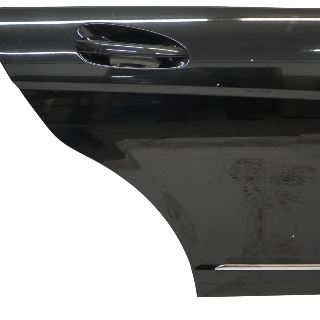 Door Rear Right O/S Covering Obsidian Black Metallic - 197 to Mercedes S204 Estate with Part number A2047302400 Mercedes S204 Estate Door Rear Right O/S Covering Obsidian Black Metallic - 197 - SKU A2047302400-OB - Part number A2047302400