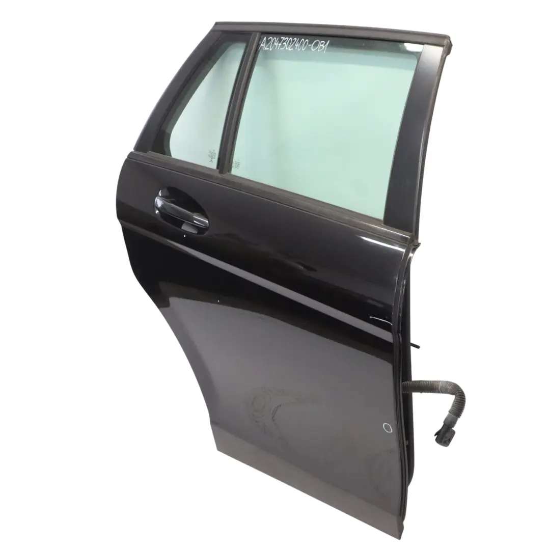 Puerta Trasera Derecha Cubierta Obsidian Black Negro - 197 para Mercedes S204 Estate con número de pieza A2047302400 Mercedes S204 Estate Puerta Trasera Derecha Cubierta Obsidian Black Negro - 197 - SKU A2047302400-OB1 - Número de pieza A2047302400
