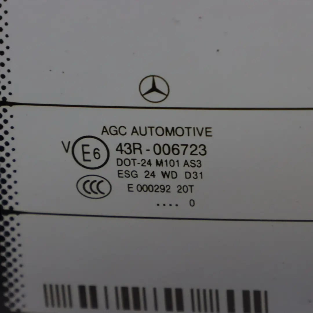 Mercedes S204 Kombi Tylna Szyba Klapy Bagażnika AS3 Przyciemniane - SKU A2047401657-1 - Numer Części A2047401657