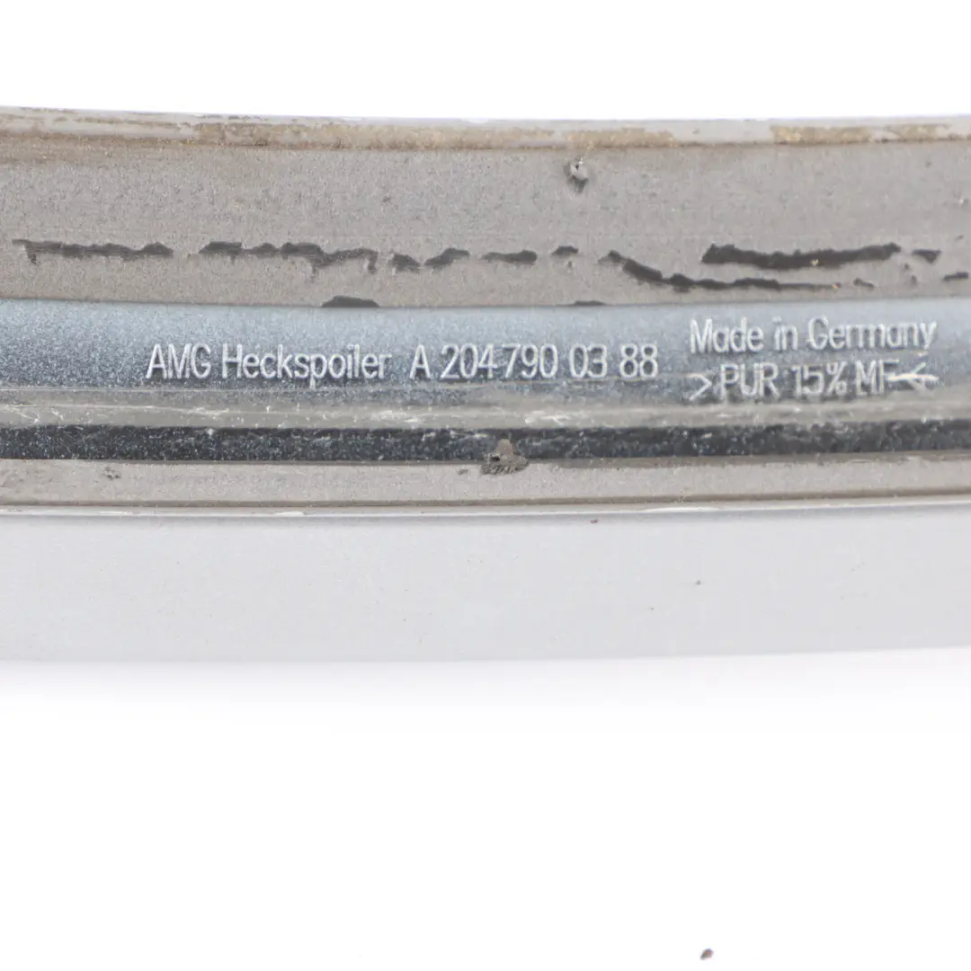 Mercedes W204 Rear Boot Lid Tailgate Moulding Trim Strip Palladium Silver - 792 - SKU A2047900388-PAL - Part number A2047900388