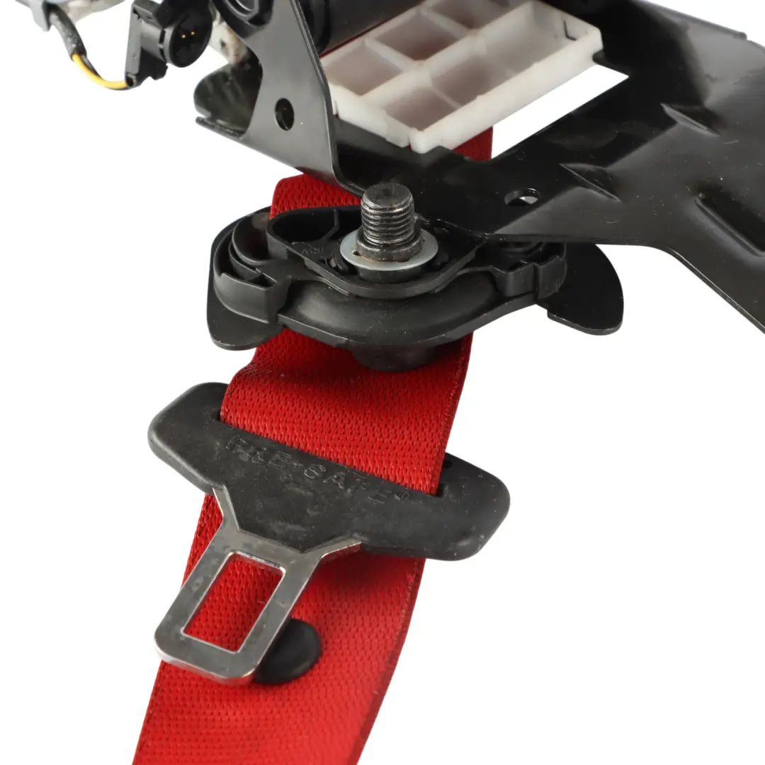 Mercedes S204 Front Upper Tensioner Seat Belt Seatbelt Left N/S Red - SKU A2048602385-1 - Part number A2048602385