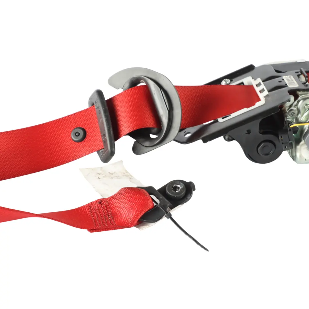 Mercedes S204 Front Upper Tensioner Seat Belt Seatbelt Left N/S Red - SKU A2048602385-1 - Part number A2048602385