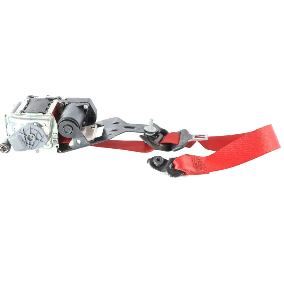 Mercedes S204 Front Upper Tensioner Seat Belt Seatbelt Right O/S Red - SKU A2048602485-1 - Part number A2048602485