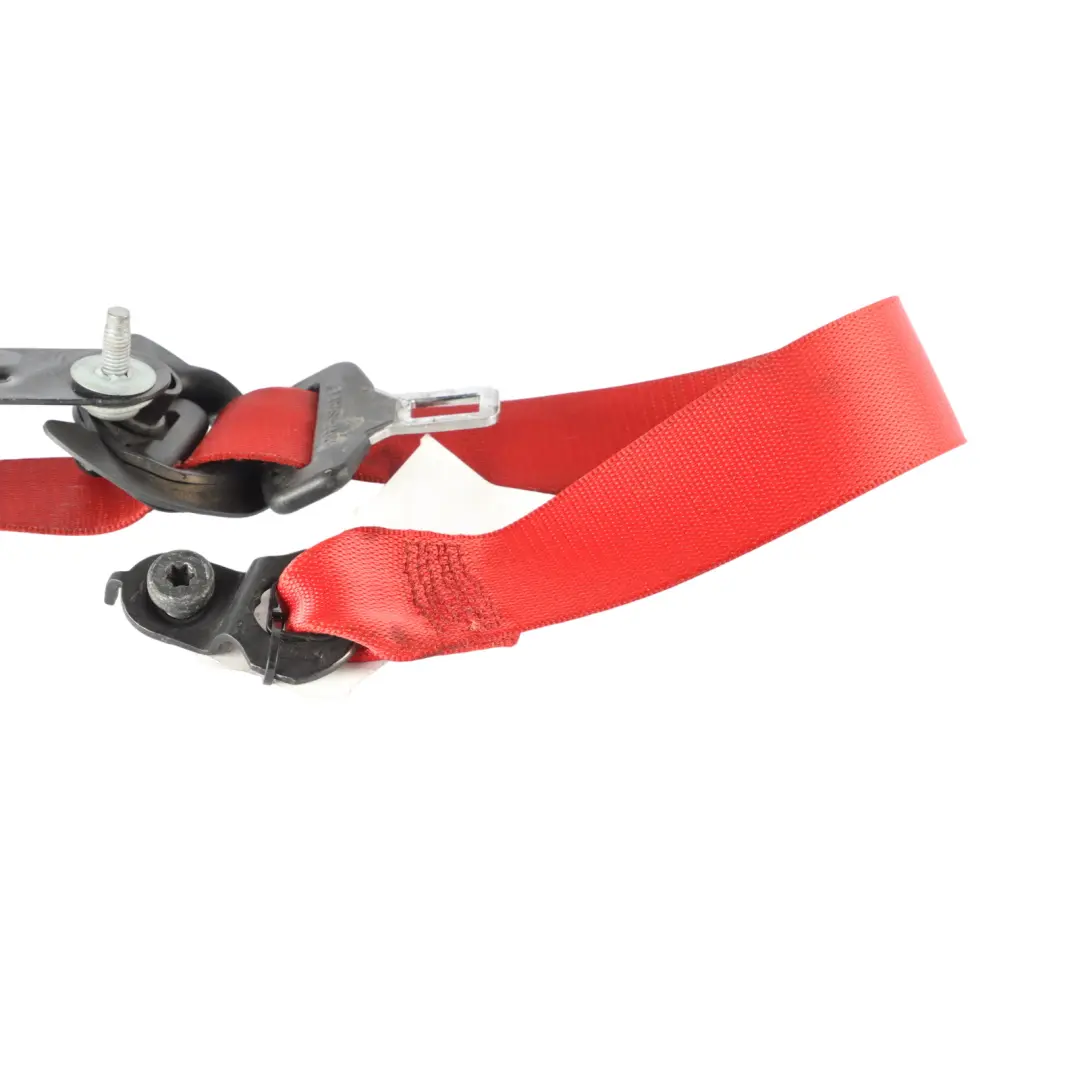 Mercedes S204 Front Upper Tensioner Seat Belt Seatbelt Right O/S Red - SKU A2048602485-1 - Part number A2048602485