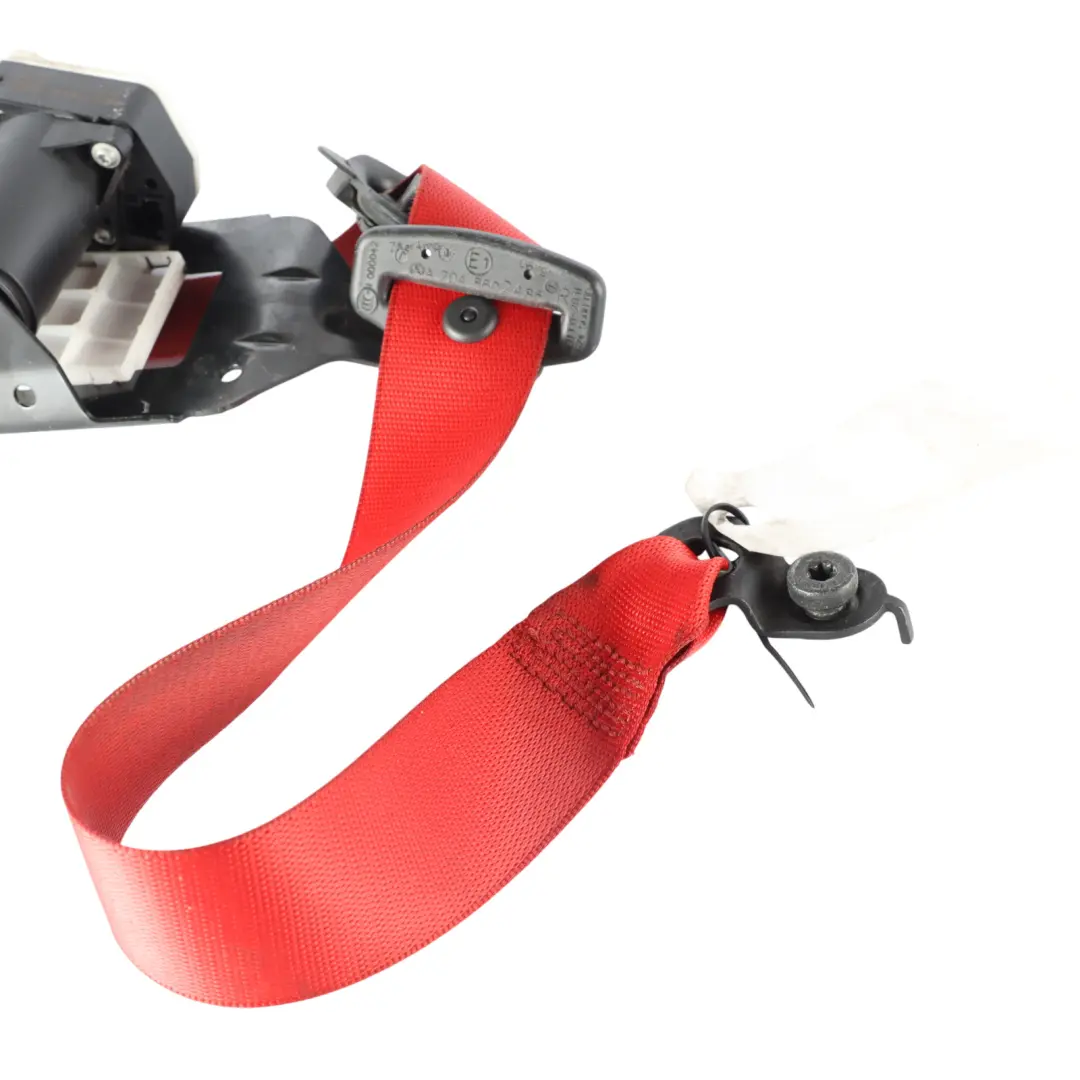 Mercedes S204 Front Upper Tensioner Seat Belt Seatbelt Right O/S Red - SKU A2048602485-1 - Part number A2048602485