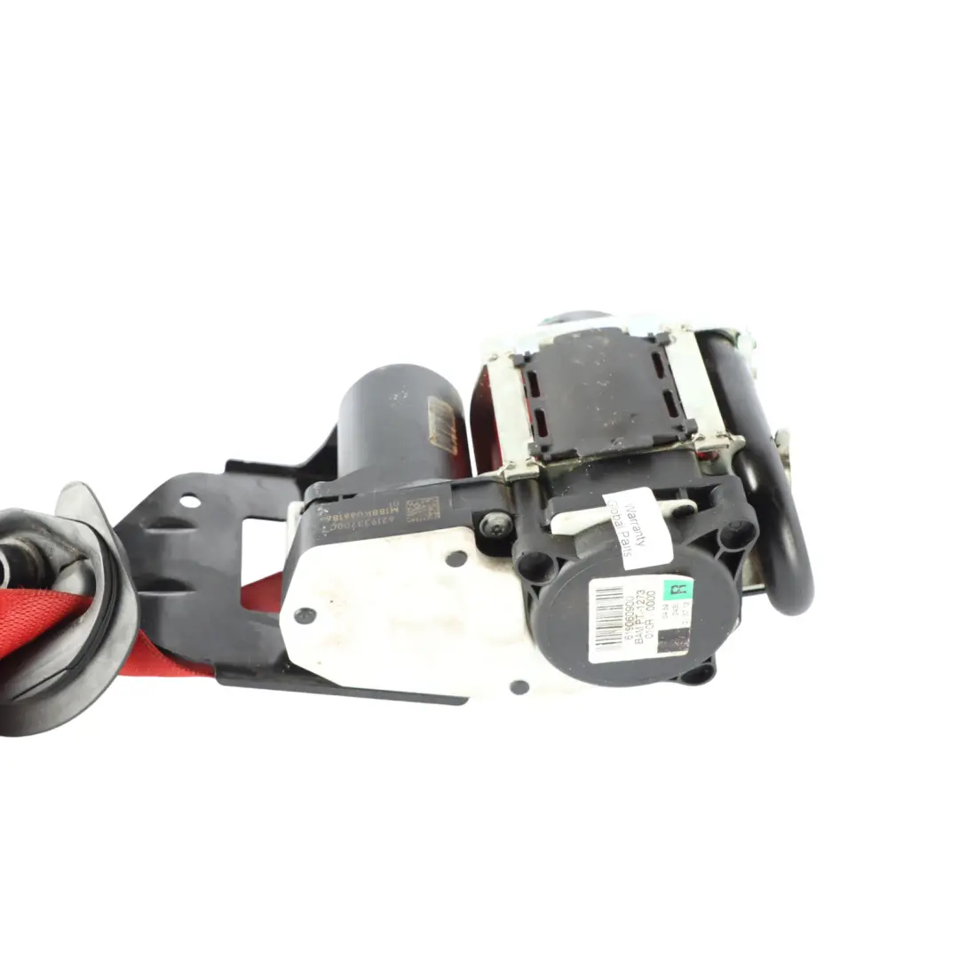 Front Upper Tensioner Seat Belt Seatbelt Right O/S Red to Mercedes S204 with Part number A2048602485 Mercedes S204 Front Upper Tensioner Seat Belt Seatbelt Right O/S Red - SKU A2048602485-1 - Part number A2048602485
