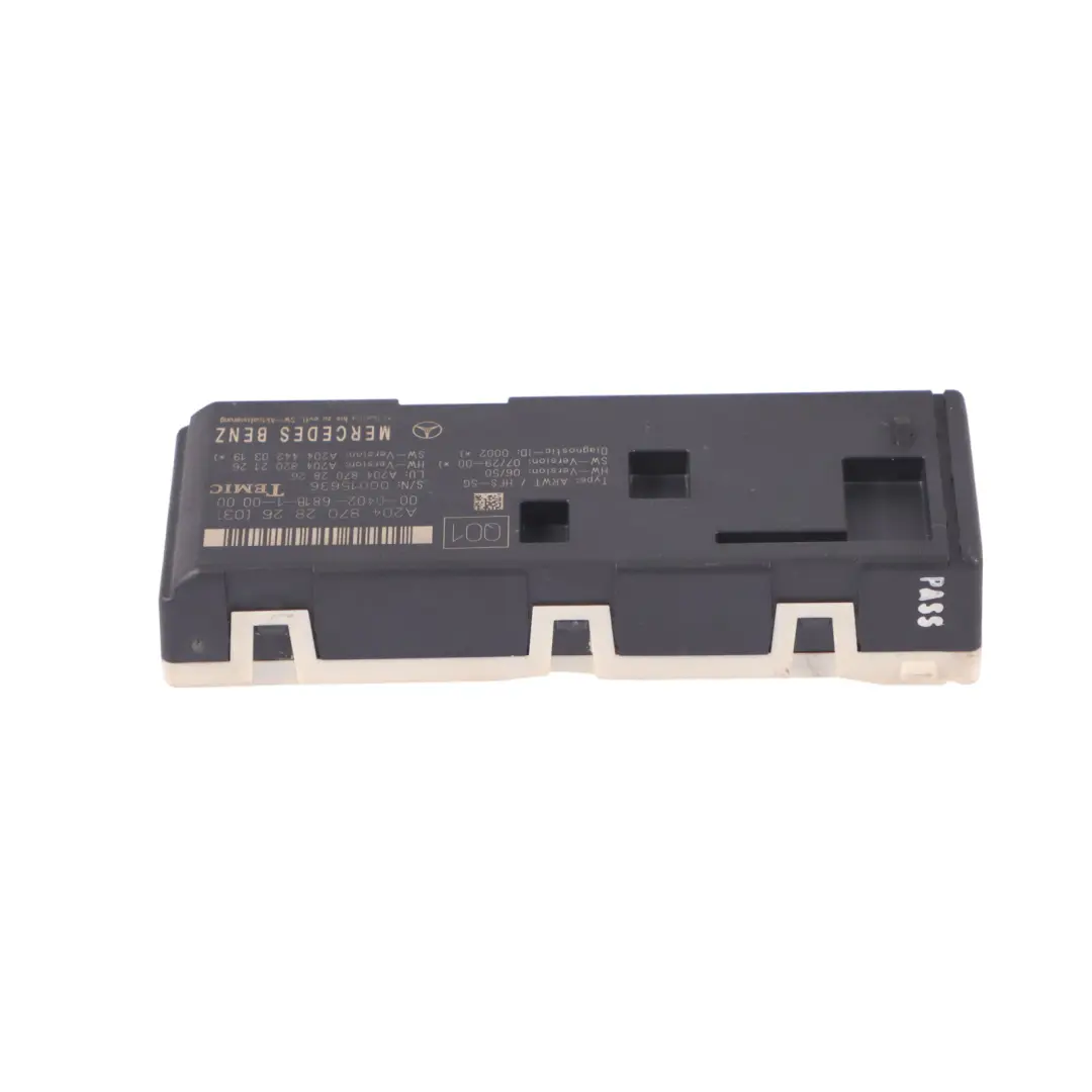 Mercedes S204 Module Control Unit Trunk Lid Rear Tailgate Lift - SKU A2048702826 - Part number A2048702826