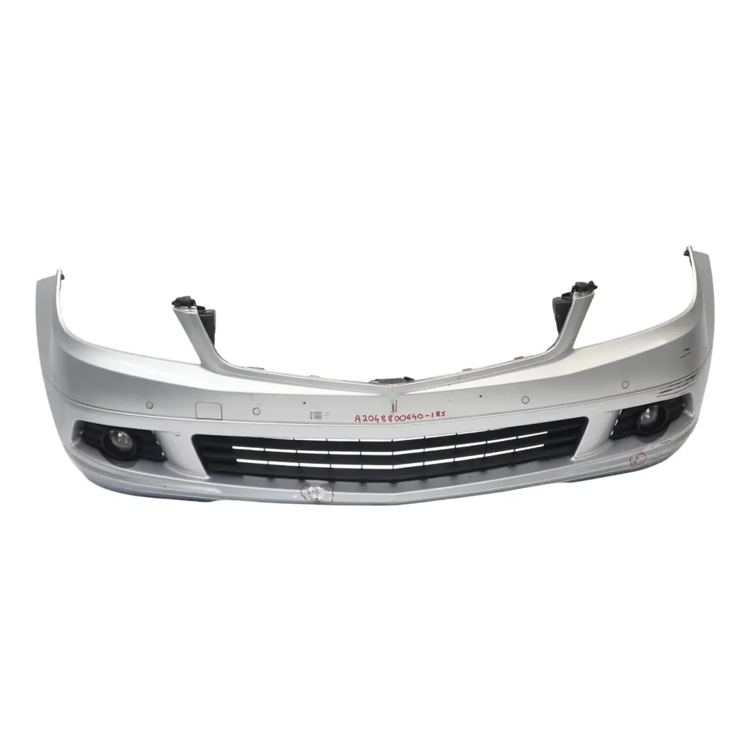 Mercedes W204 Front Bumper Sport Trim Panel Cover Iridium Silver Metallic 775 - SKU A2048800640-IRS - Part number A2048800640