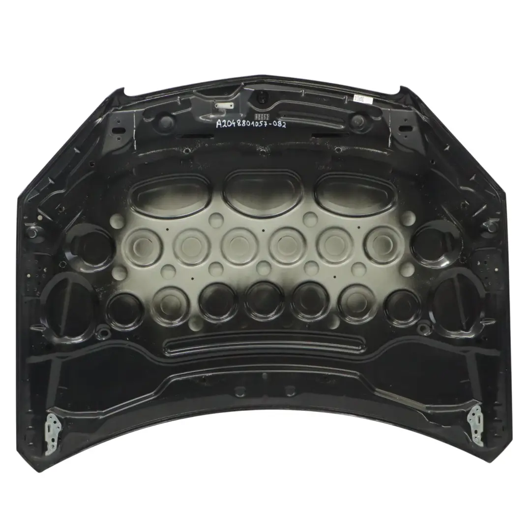 Mercedes W204 Hood Bonnet Trim Panel Obsidian Black Metallic - 197 - SKU A2048801057-OB2 - Part number A2048801057