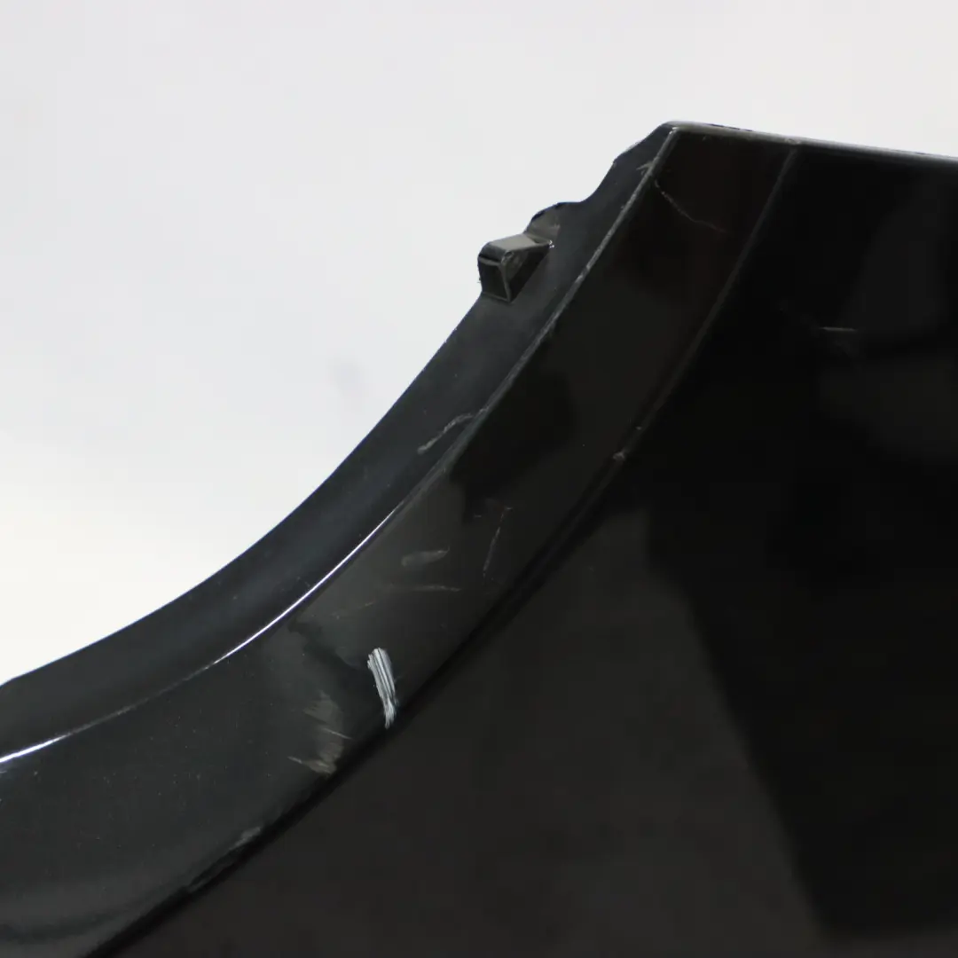 Mercedes S204 Rear Bumper Trim Panel Cover Obsidian Black Metallic - 197 - SKU A2048809340-OB2 - Part number A2048809340