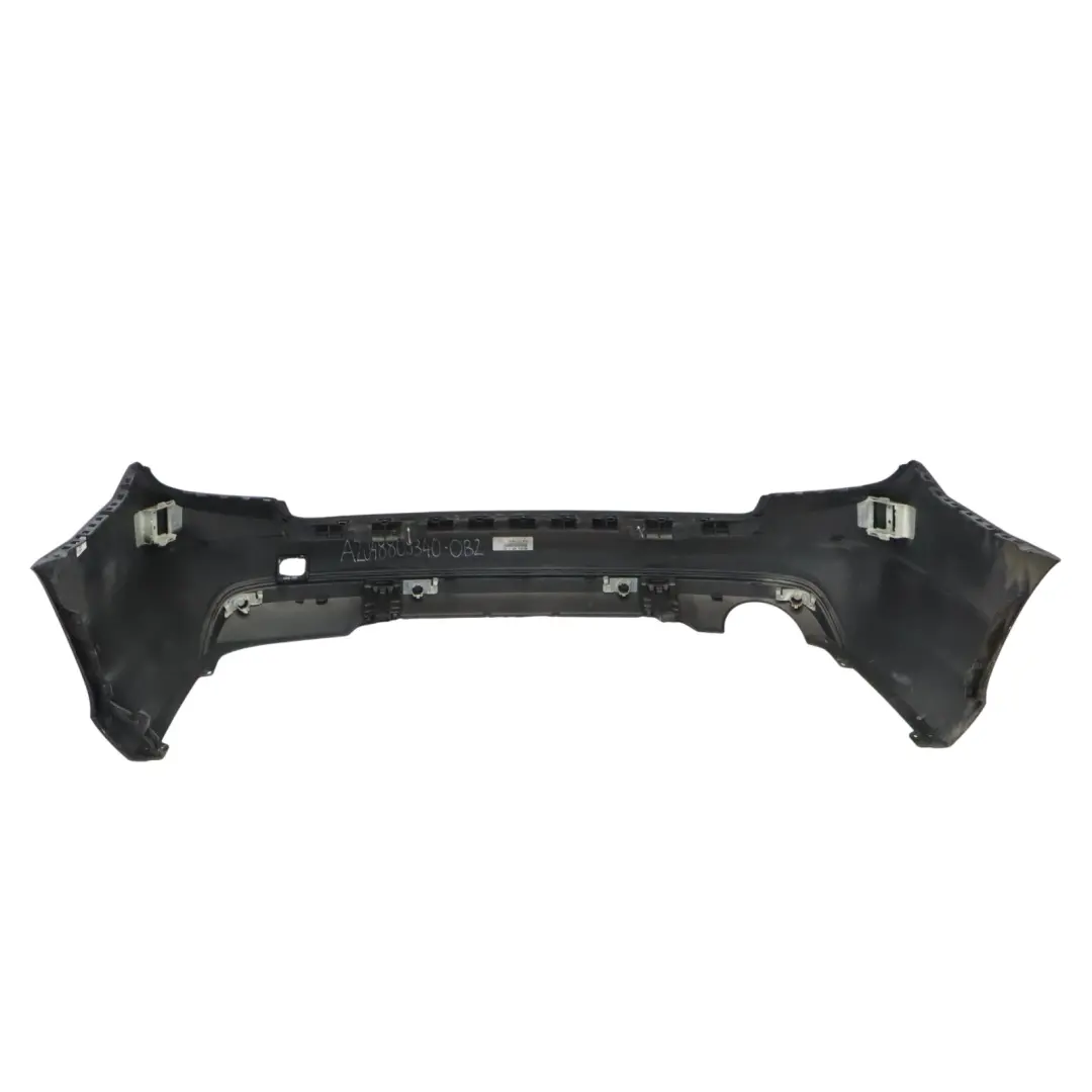 Mercedes S204 Rear Bumper Trim Panel Cover Obsidian Black Metallic - 197 - SKU A2048809340-OB2 - Part number A2048809340