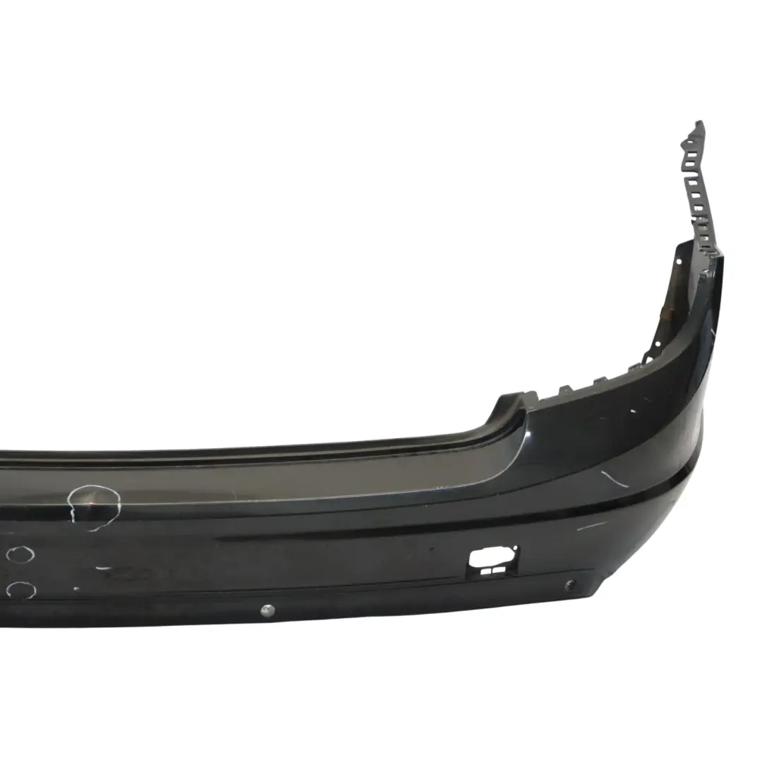 Mercedes S204 Rear Bumper Trim Panel Cover Obsidian Black Metallic - 197 - SKU A2048809340-OB2 - Part number A2048809340