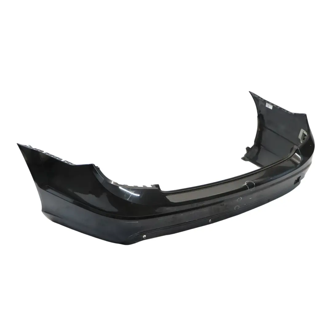 Bumper Trim Panel Cover Obsidian Black Metallic - 197 to Mercedes S204 Rear with Part number A2048809340 Mercedes S204 Rear Bumper Trim Panel Cover Obsidian Black Metallic - 197 - SKU A2048809340-OB2 - Part number A2048809340