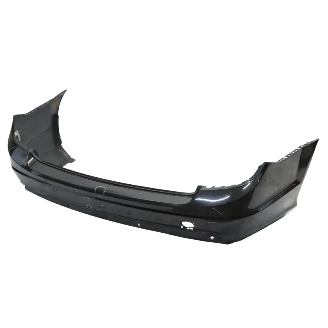Bumper Trim Panel Cover Obsidian Black Metallic - 197 to Mercedes S204 Rear with Part number A2048809340 Mercedes S204 Rear Bumper Trim Panel Cover Obsidian Black Metallic - 197 - SKU A2048809340-OB2 - Part number A2048809340