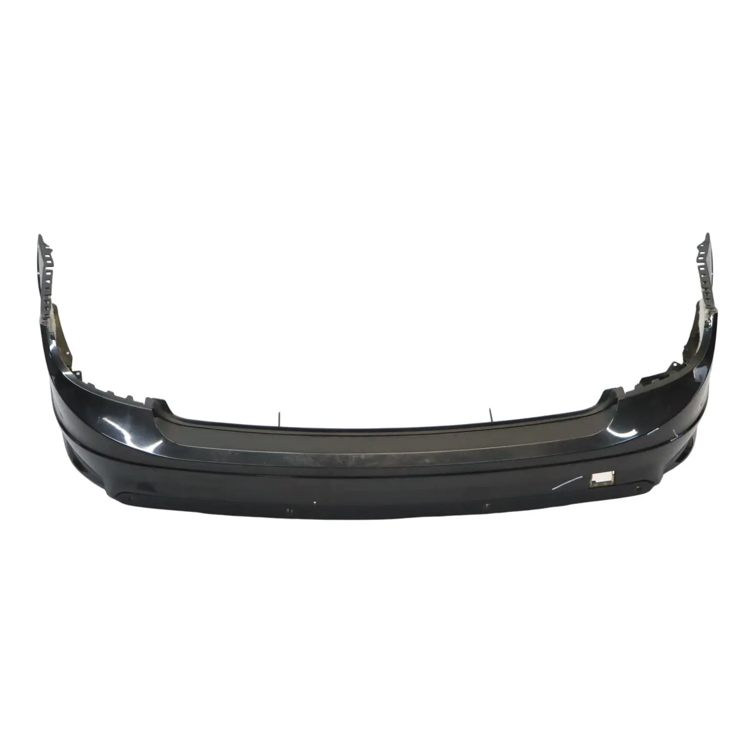Mercedes S204 Rear Bumper Trim Panel Cover Obsidian Black Metallic - 197