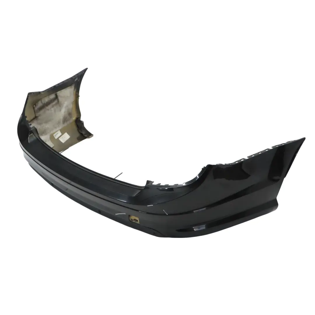 Mercedes S204 Rear Bumper Trim Panel Cover Obsidian Black Metallic - 197 - SKU A2048853325-OB - Part number A2048853325