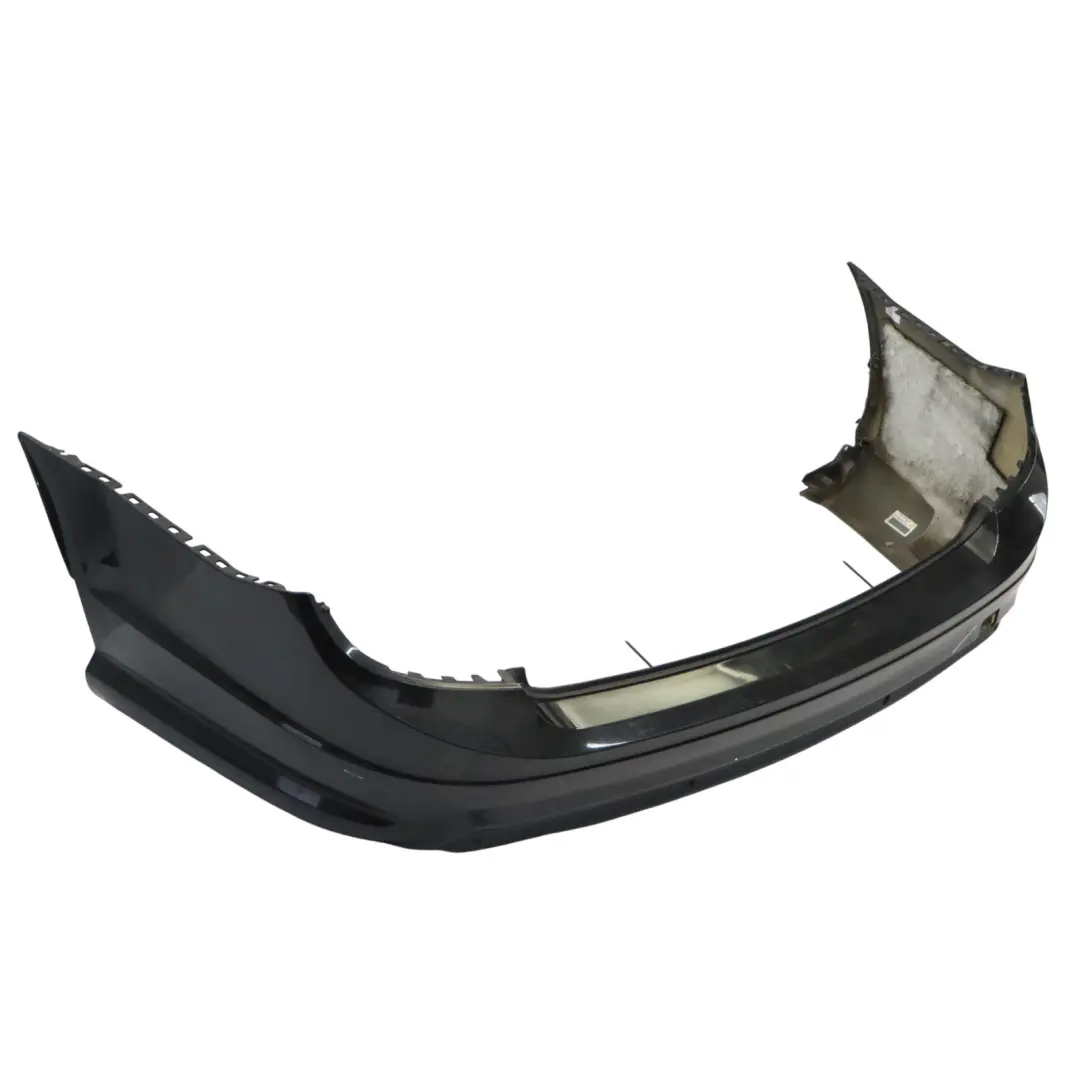 Bumper Trim Panel Cover Obsidian Black Metallic - 197 to Mercedes S204 Rear with Part number A2048853325 Mercedes S204 Rear Bumper Trim Panel Cover Obsidian Black Metallic - 197 - SKU A2048853325-OB - Part number A2048853325