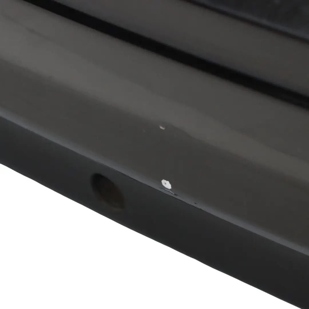 Bumper Trim Panel Cover Obsidian Black Metallic - 197 to Mercedes S204 Rear with Part number A2048853325 Mercedes S204 Rear Bumper Trim Panel Cover Obsidian Black Metallic - 197 - SKU A2048853325-OB - Part number A2048853325