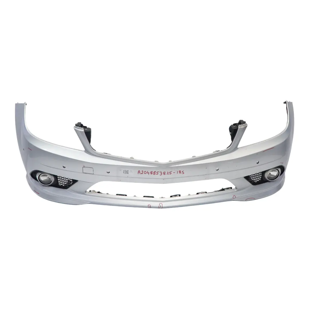 Mercedes W204 Zderzak Przedni AMG Parktronic Iridium Silver Srebrny - 775 - SKU A2048853825-IRS - Numer Części A2048853825