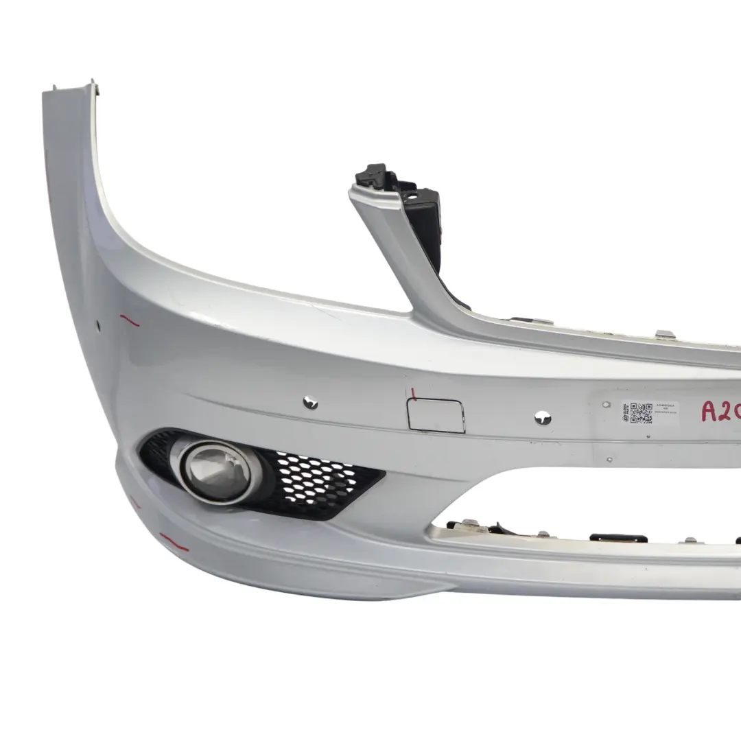 Front Bumper AMG Parktronic Trim Panel Cover Iridium Silver - 775 to Mercedes W204 with Part number A2048853825 Mercedes W204 Front Bumper AMG Parktronic Trim Panel Cover Iridium Silver - 775 - SKU A2048853825-IRS - Part number A2048853825