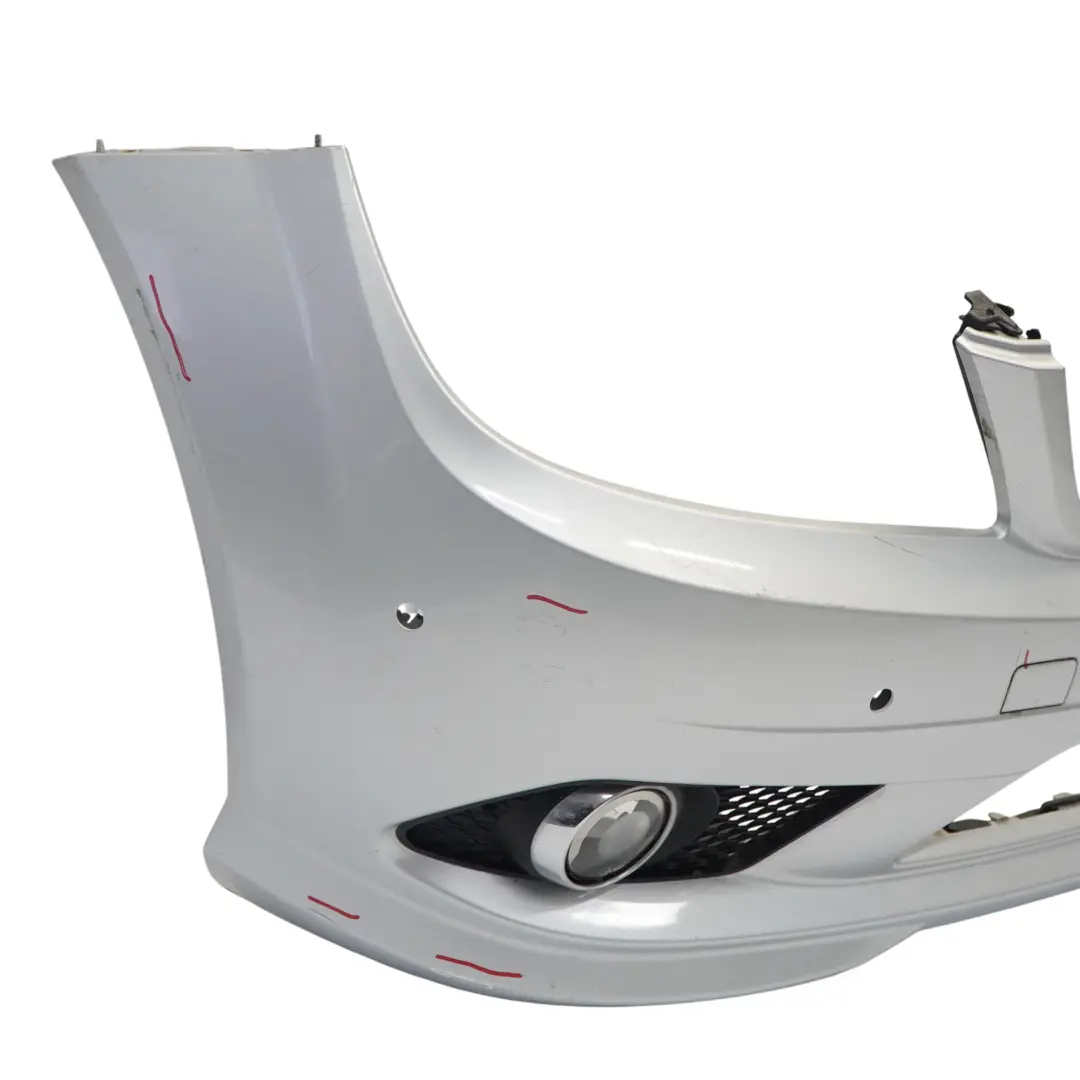 Mercedes W204 Front Bumper AMG Parktronic Trim Panel Cover Iridium Silver - 775 - SKU A2048853825-IRS - Part number A2048853825