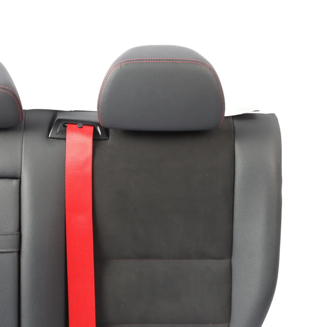 Backrest Rear Left N/S Cover Black Leather Microfibre to Mercedes W204 Seat with Part number A2049206501 Mercedes W204 Seat Backrest Rear Left N/S Cover Black Leather Microfibre - SKU A2049206501-1 - Part number A2049206501