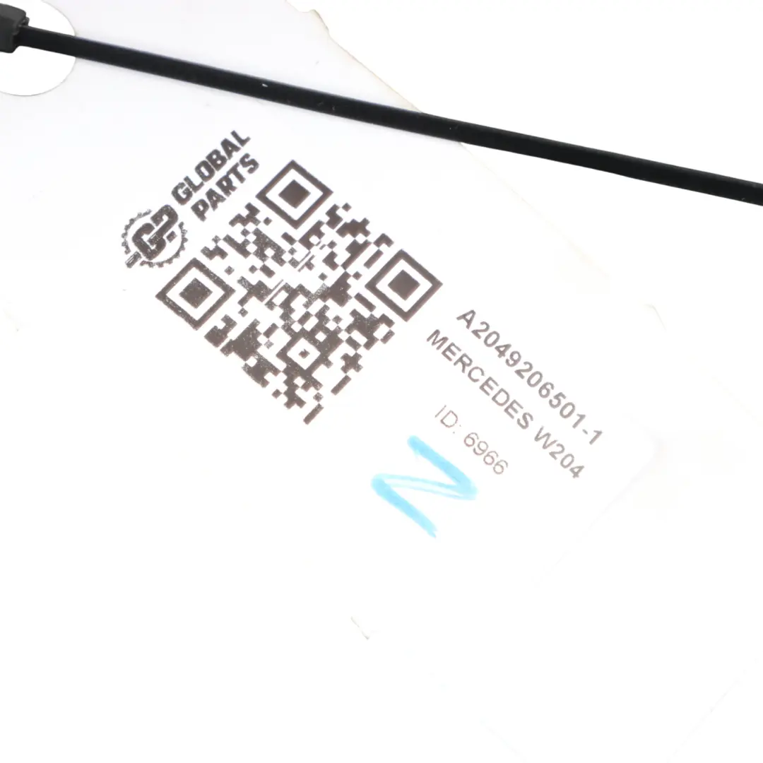 Backrest Rear Left N/S Cover Black Leather Microfibre to Mercedes W204 Seat with Part number A2049206501 Mercedes W204 Seat Backrest Rear Left N/S Cover Black Leather Microfibre - SKU A2049206501-1 - Part number A2049206501