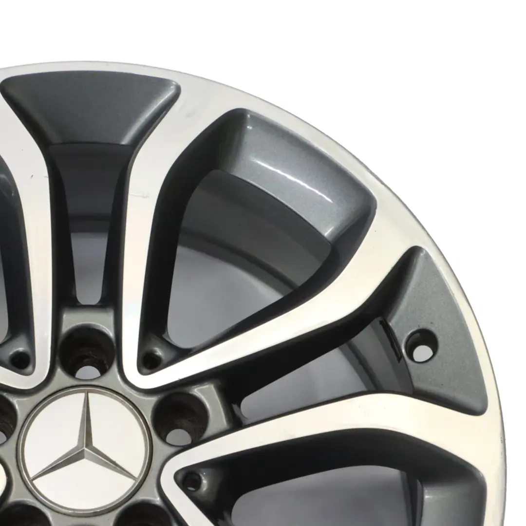 Llanta Mercedes W205 Llanta de aleación 5 radios dobles 17" 8J ET:54 para con número de pieza A2054013900 Llanta Mercedes W205 Llanta de aleación 5 radios dobles 17" 8J ET:54 - SKU A2054013900-1 - Número de pieza A2054013900