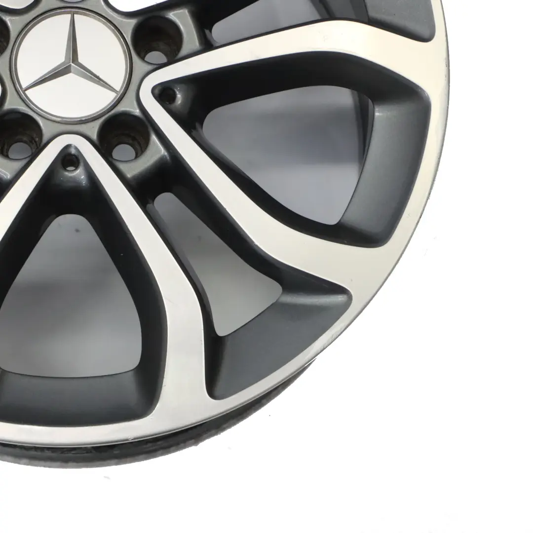 Llanta Mercedes W205 Llanta de aleación 5 radios dobles 17" 8J ET:54 para con número de pieza A2054013900 Llanta Mercedes W205 Llanta de aleación 5 radios dobles 17" 8J ET:54 - SKU A2054013900-1 - Número de pieza A2054013900