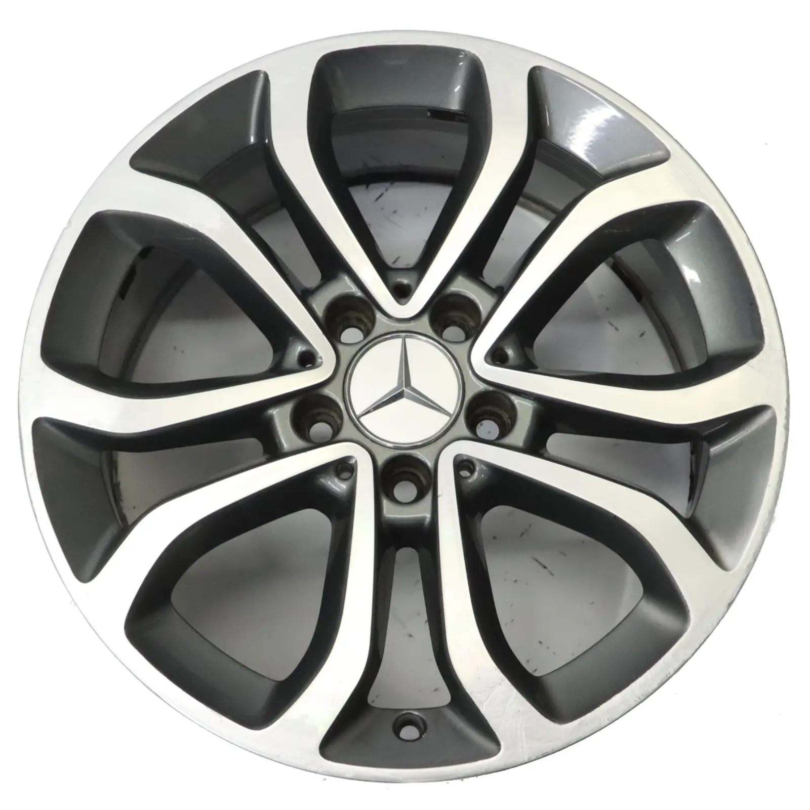 Cerchio Mercedes W205 Cerchio in lega a 5 doppie razze 17" 8J ET:54 A2054013900